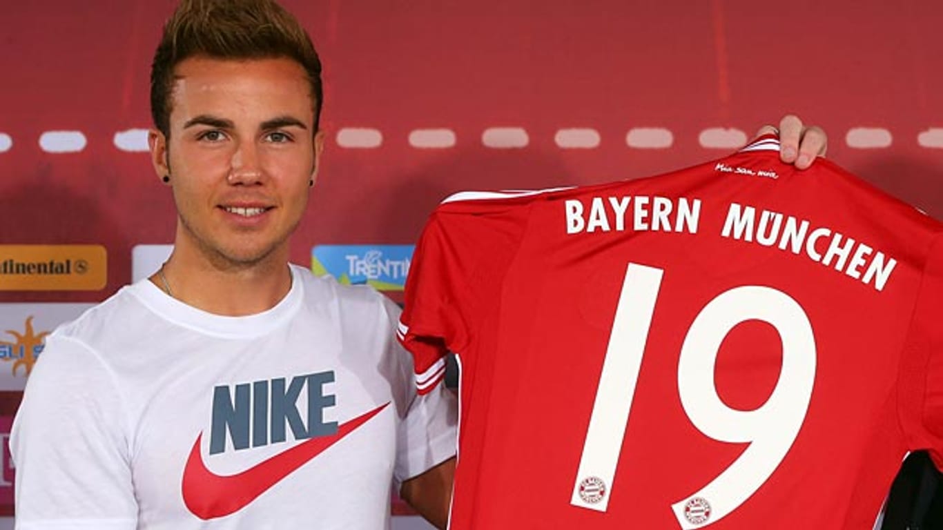 Mario Götzes T-Shirt des Sportartikelherstellers Nike verärgerte Bayern-Ausrüster adidas.