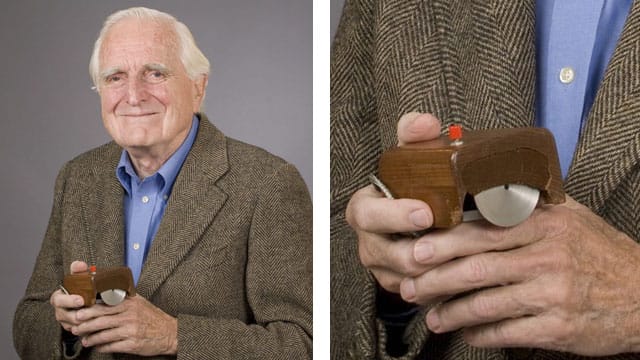 Douglas Engelbart, der Erfinder der Computermaus