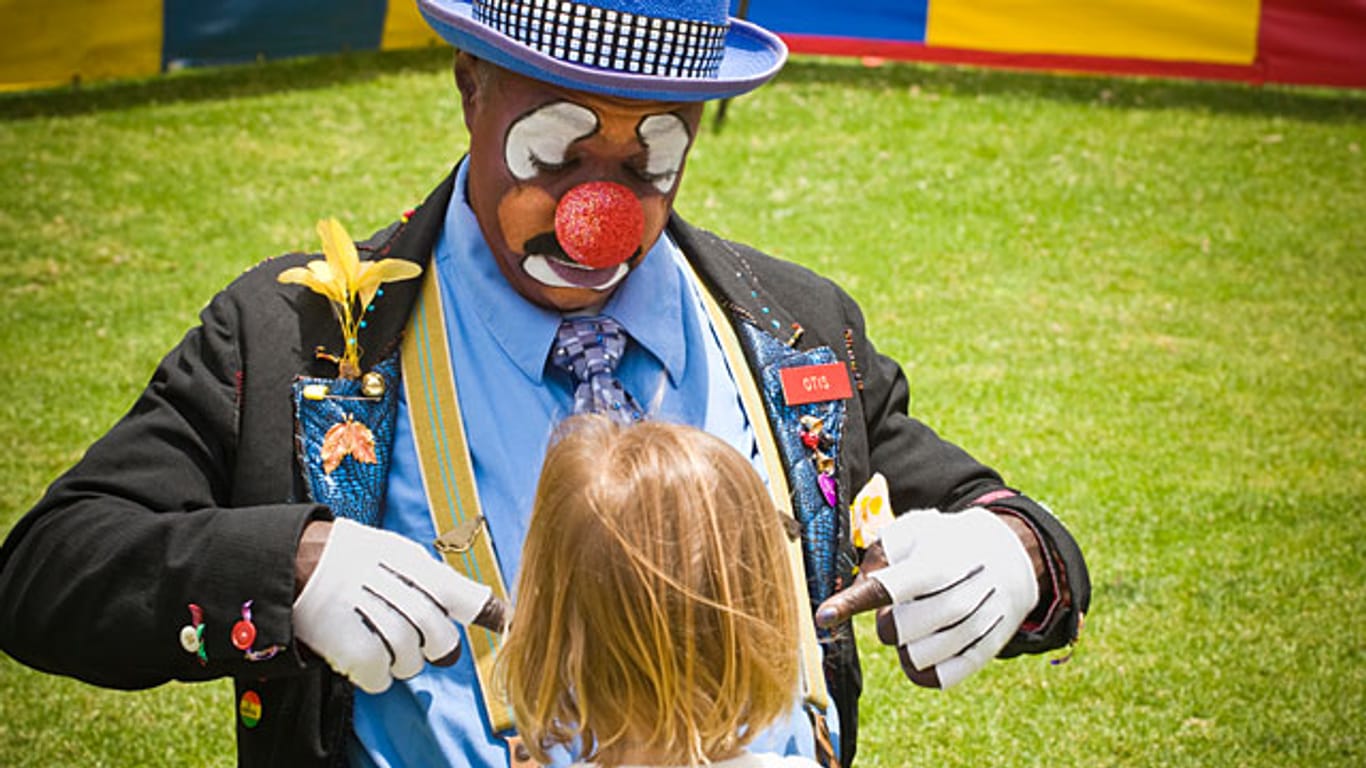 Häufig fürchten sich Kinder vor Clowns