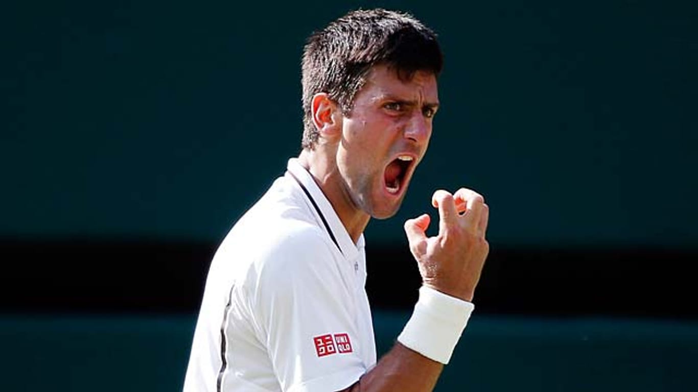 Ein Riesenmatch: Novak Djokovic bezwingt Juan Martin del Potro in Wimbledon.