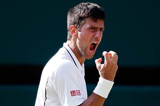 Ein Riesenmatch: Novak Djokovic bezwingt Juan Martin del Potro in Wimbledon.