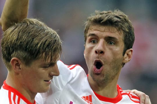 Eine besondere Rolle im Zentrum kommt auf Toni Kroos (links) und Thomas Müller zu.