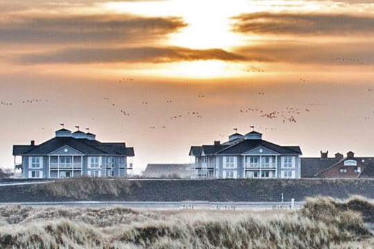 Das Beach-Motel in St. Peter-Ording ist ein Highlight für Surfer.