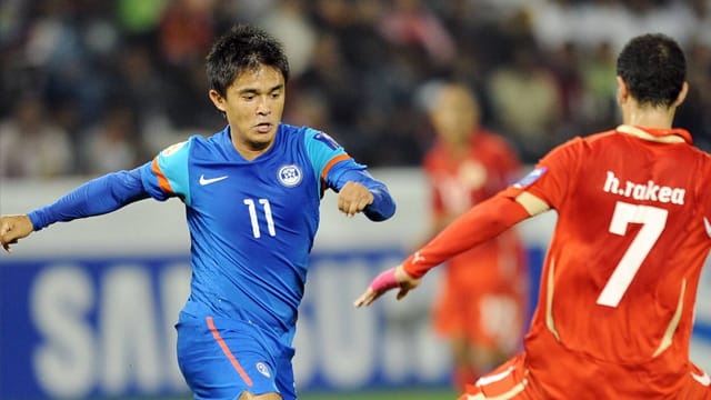 In seinem Heimatland Indien ist Sunil Chhetri ein Star.