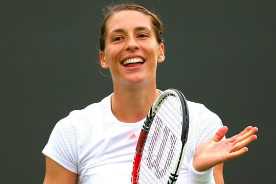 Andrea Petkovic will endlich wieder auf dem Platz für Furore sorgen.