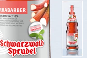 Edeka ruft Schwarzwald Sprudel "Rhabarber" zurück.