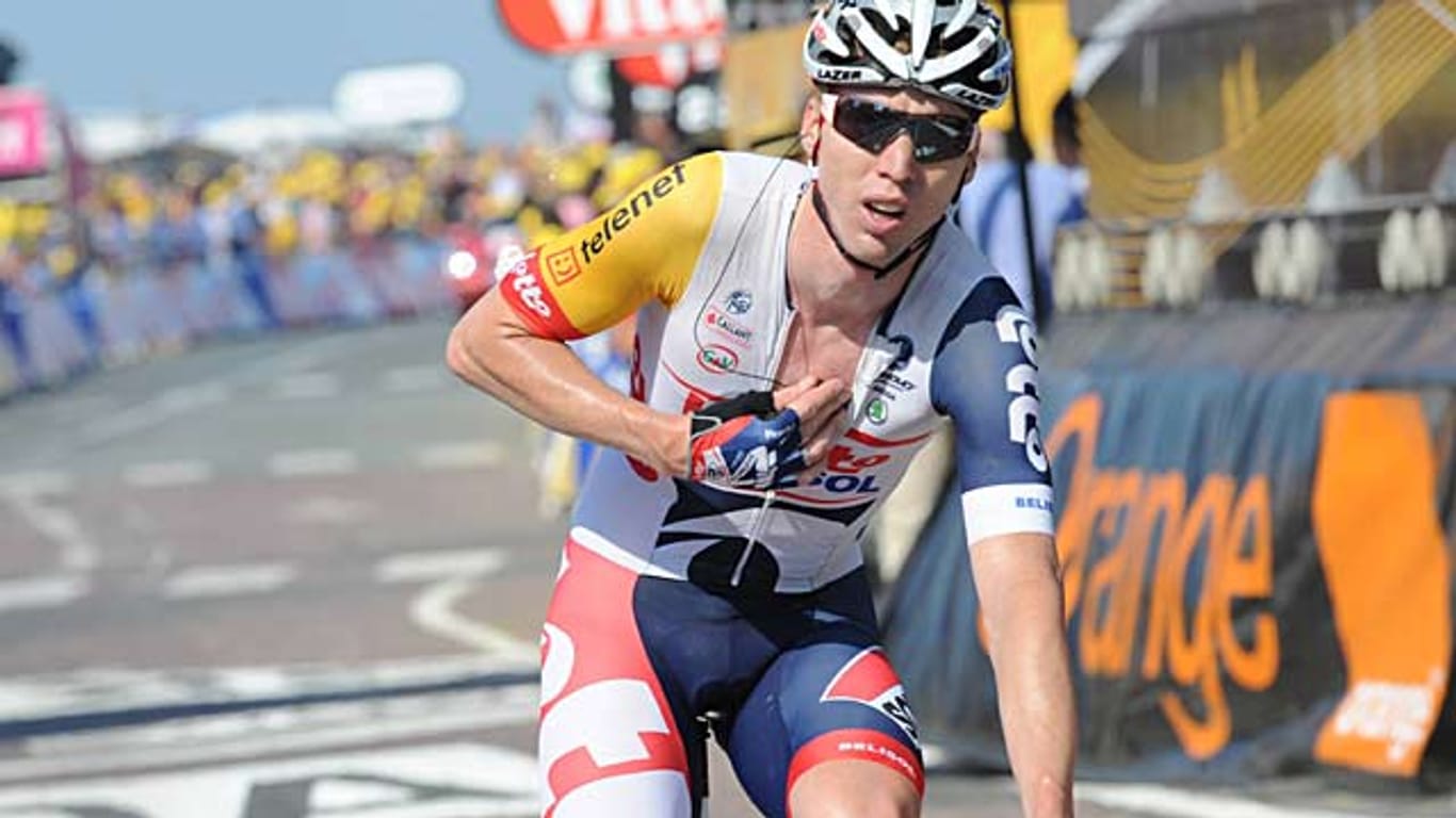 Marcel Sieber muss kurz vor dem Ende der Tour de France die Segel streichen.