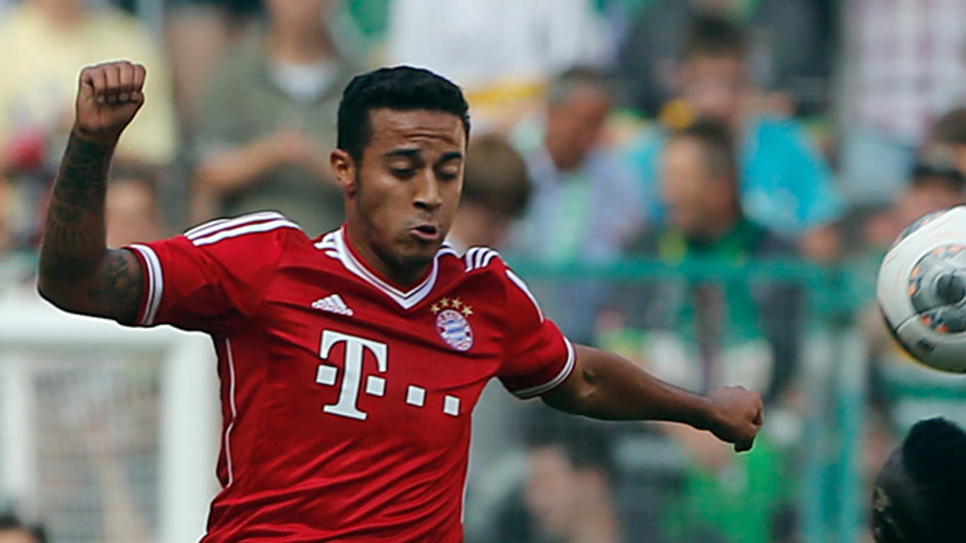 Neuzugang Thiago Alcantara ist beim TELEKOM CUP 2013 zum ersten Mal für den FC Bayern München dabei.