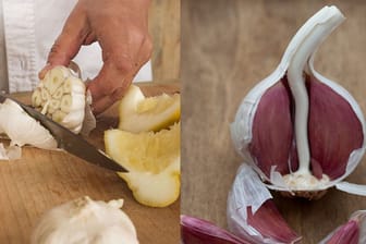 Knoblauch kann so zubereitet werden, dass er einen Großteil seiner Schärfe verliert.