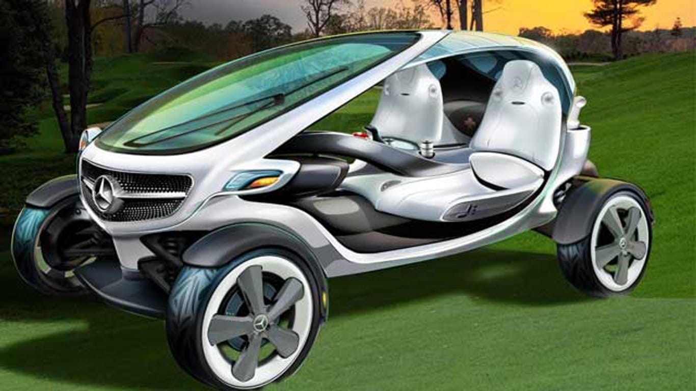 Mercedes präsentiert Designstudie eines Golfmobil