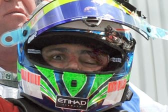 Felipe Massa direkt nach dem Unfall in Ungarn.