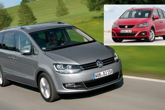 Auto-Zwillinge VW Sharan und Seat Alhambra