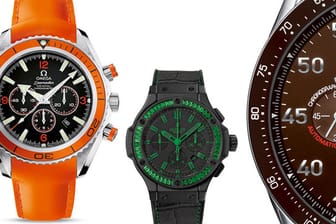 Als Alternative zum gängigen Schwarz oder Stahl, gibt es einige interessante farbige Uhren.