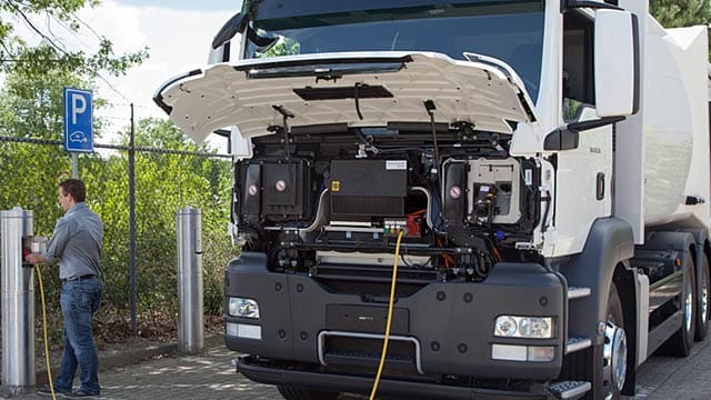 Elektro-Lkw-Studie von MAN