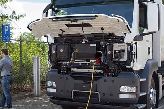 Elektro-Lkw-Studie von MAN