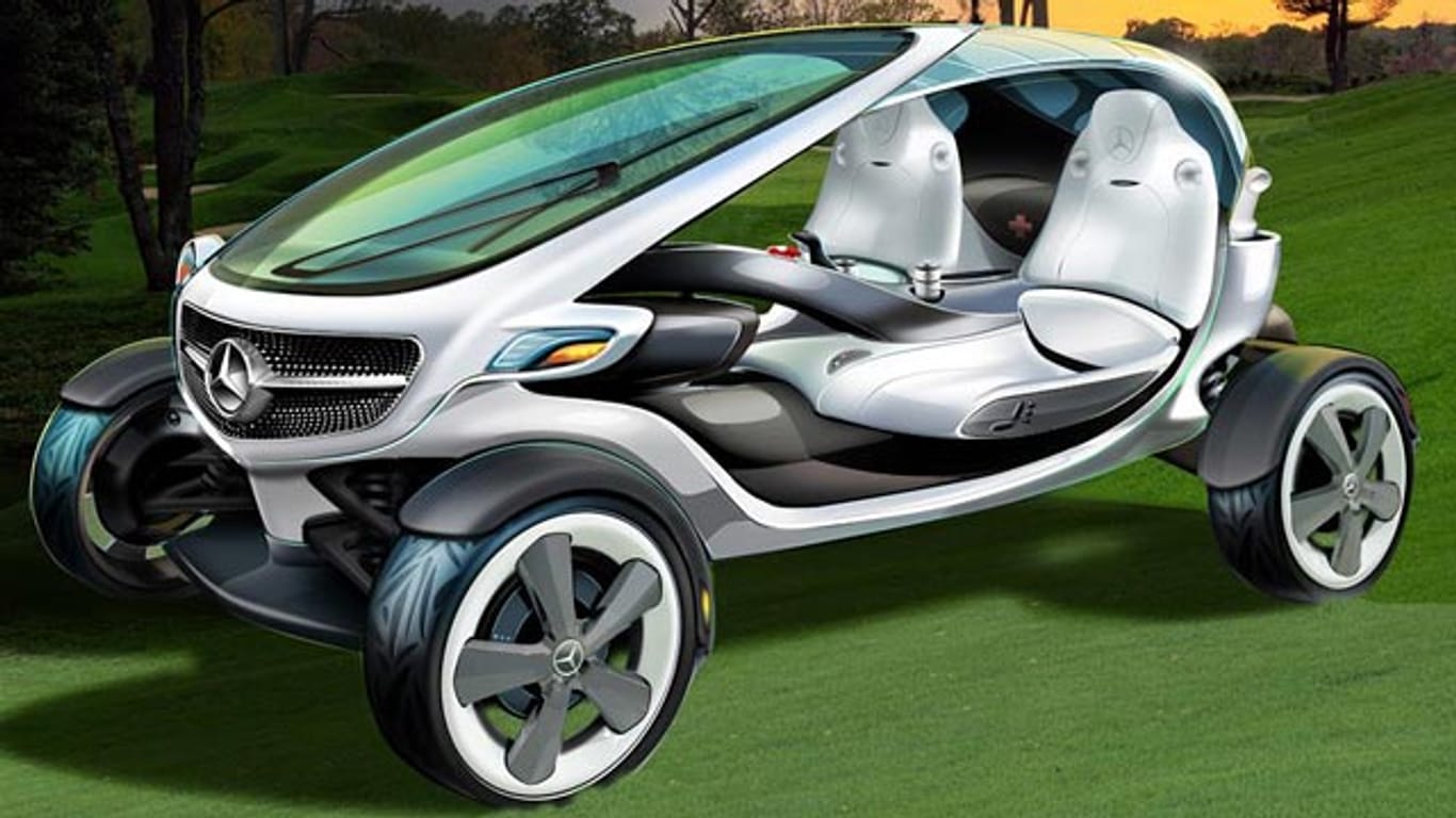 Mercedes Golf Cart: Golfmobile de luxe.