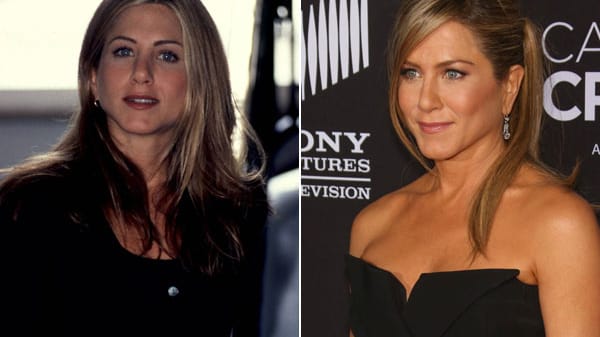 Jennifer Aniston war zu "Friends"-Zeiten (links) noch unscheinbar. Heute ist sie ein Hollywood-Star, kann sich vor Rollenangeboten kaum retten. Zudem ist ihre Frisur, der "Rachel"-Cut, der nach ihrer Rolle in der Serie benannt ist, bei vielen Frauen sehr beliebt.