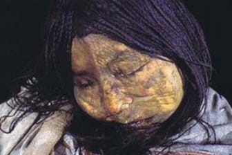 Die Mumie dieses geopferten Kindes wurde 1999 entdeckt