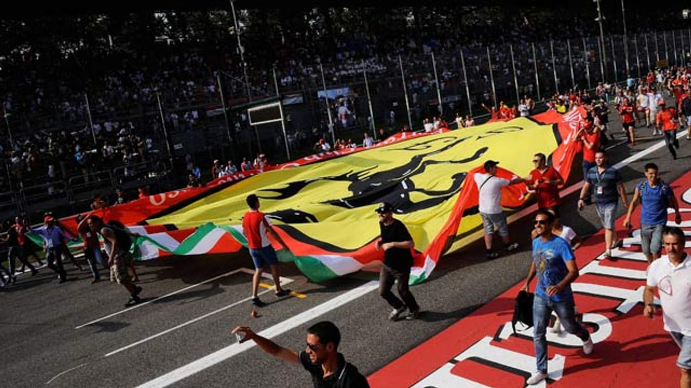 In Monza macht der Formel-1-Tross im Ferrari-Land halt.