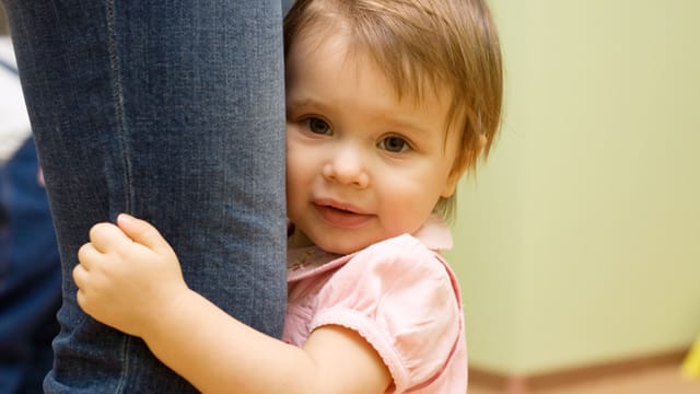 Beim Kindergarteneintritt ist die Trennungsangst häufig groß