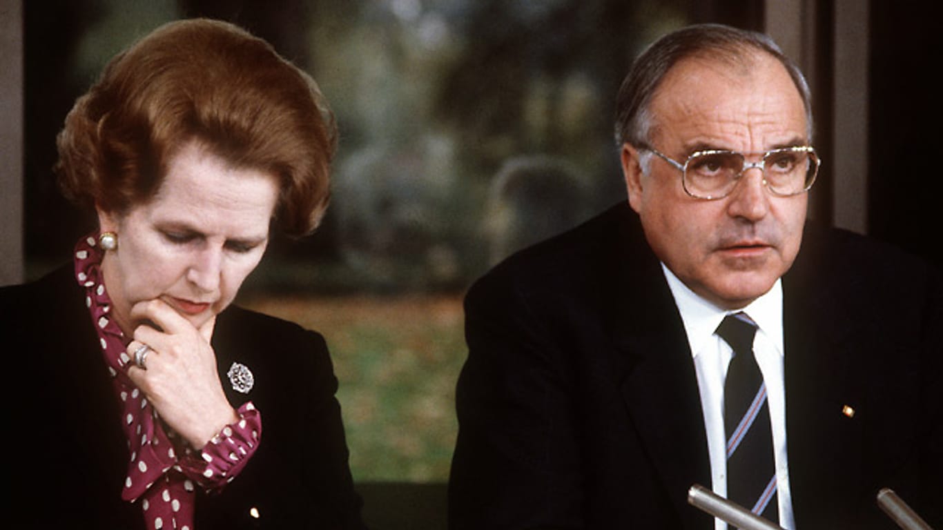 Ex-Kanzler Kohl hat der damaligen britischen Premierministerin Thatcher in den 80ern offenbar seine geheimen Pläne enthüllt