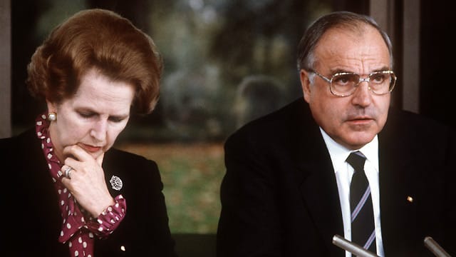 Ex-Kanzler Kohl hat der damaligen britischen Premierministerin Thatcher in den 80ern offenbar seine geheimen Pläne enthüllt