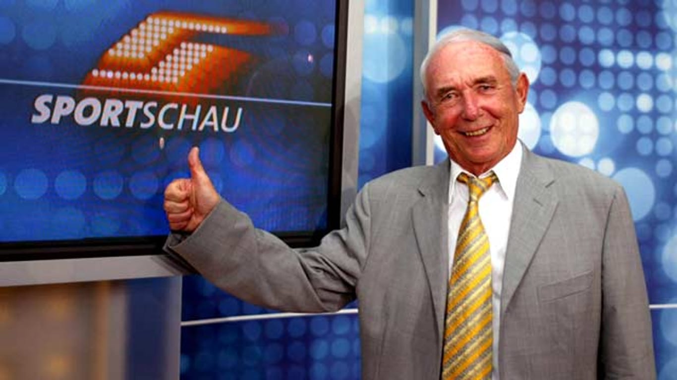 Ernst Huberty war bereits dabei, als die ARD-Sportschau noch "Sportübertragung" hieß.