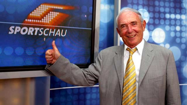 Ernst Huberty war bereits dabei, als die ARD-Sportschau noch "Sportübertragung" hieß. Ernst Huberty war bereits dabei, als die ARD-Sportschau noch "Sportübertragung" hieß.