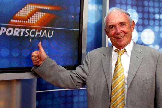 Ernst Huberty war bereits dabei, als die ARD-Sportschau noch "Sportübertragung" hieß.