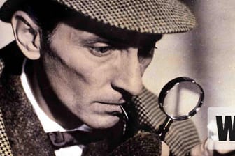 Peter Cushing als Sherlock Holmes 1958
