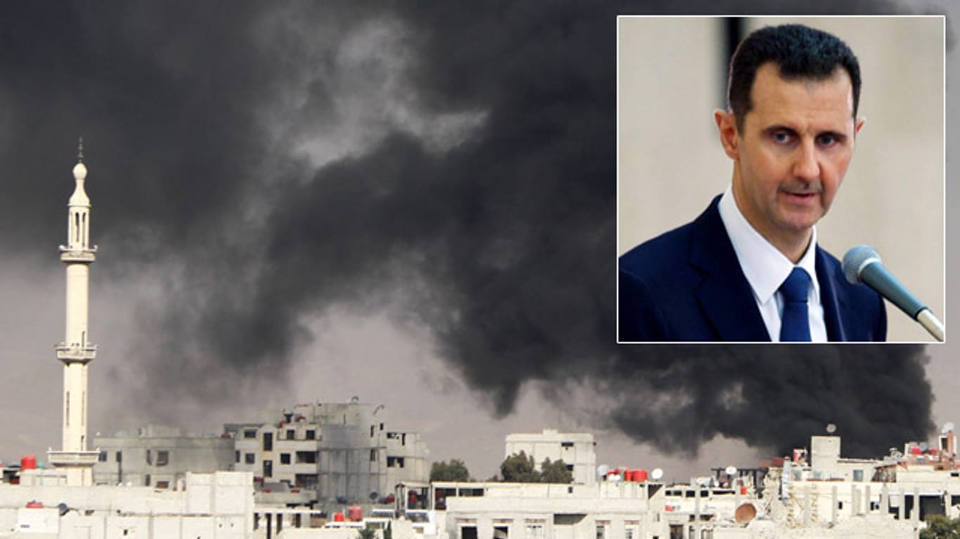 Bei einem Anschlag in Damaskus blieb Machthaber Assad angeblich unverletzt