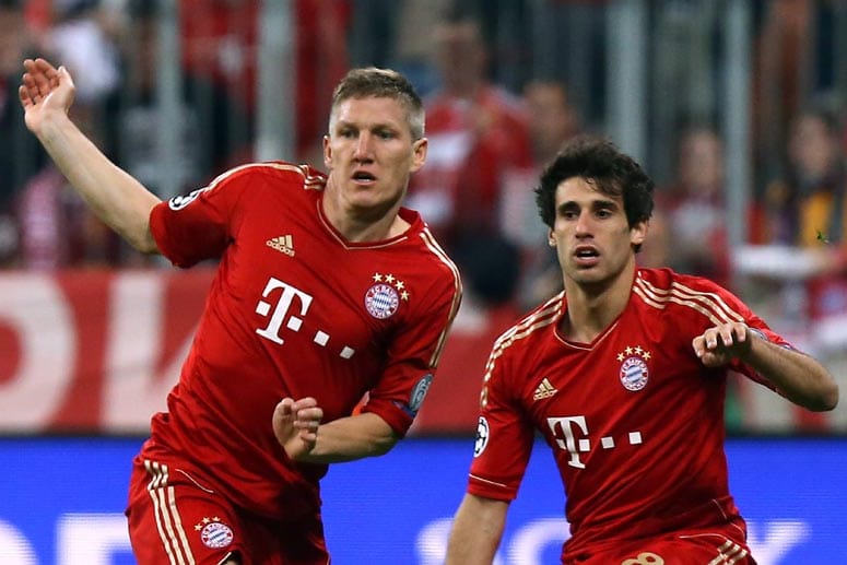 Bastian Schweinsteiger (li.) und Javi Martinez bildeten im vergangenen Jahr unter Jupp Heynckes die Doppelsechs.