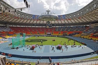 Nicht viel los: das Luschniki-Stadion in Moskau