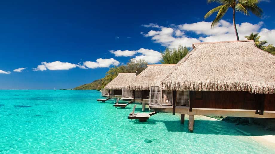 Und das teuerste aller Reiseziele ist Bora Bora, das zu Französisch Polynesien gehört.