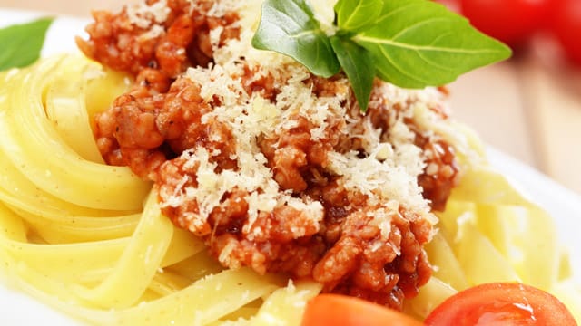 Der Klassiker unter den Pasta-Gerichten: Spaghetti Bolognese