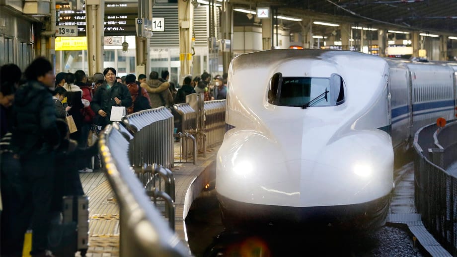 Seit 1964 in Betrieb, ist der Shinkansen sozusagen die Mutter aller Hochgeschwindigkeitszüge.
