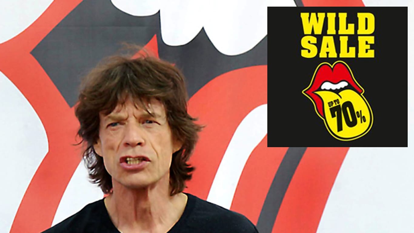 Eine rausgestreckte Zunge ist Erkennungszeichen der Rolling Stones um Frontmann Mick Jagger