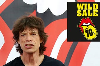 Eine rausgestreckte Zunge ist Erkennungszeichen der Rolling Stones um Frontmann Mick Jagger