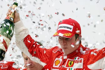 Kimi Räikkönen feierte 2007 mit Ferrari den WM-Titel.