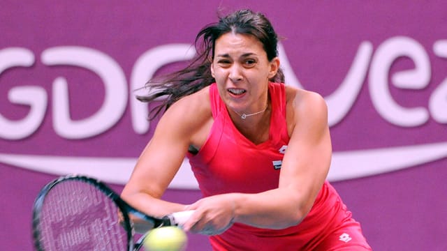 Marion Bartoli - am Ende waren die Schmerzen bei jedem Schlag zu groß.