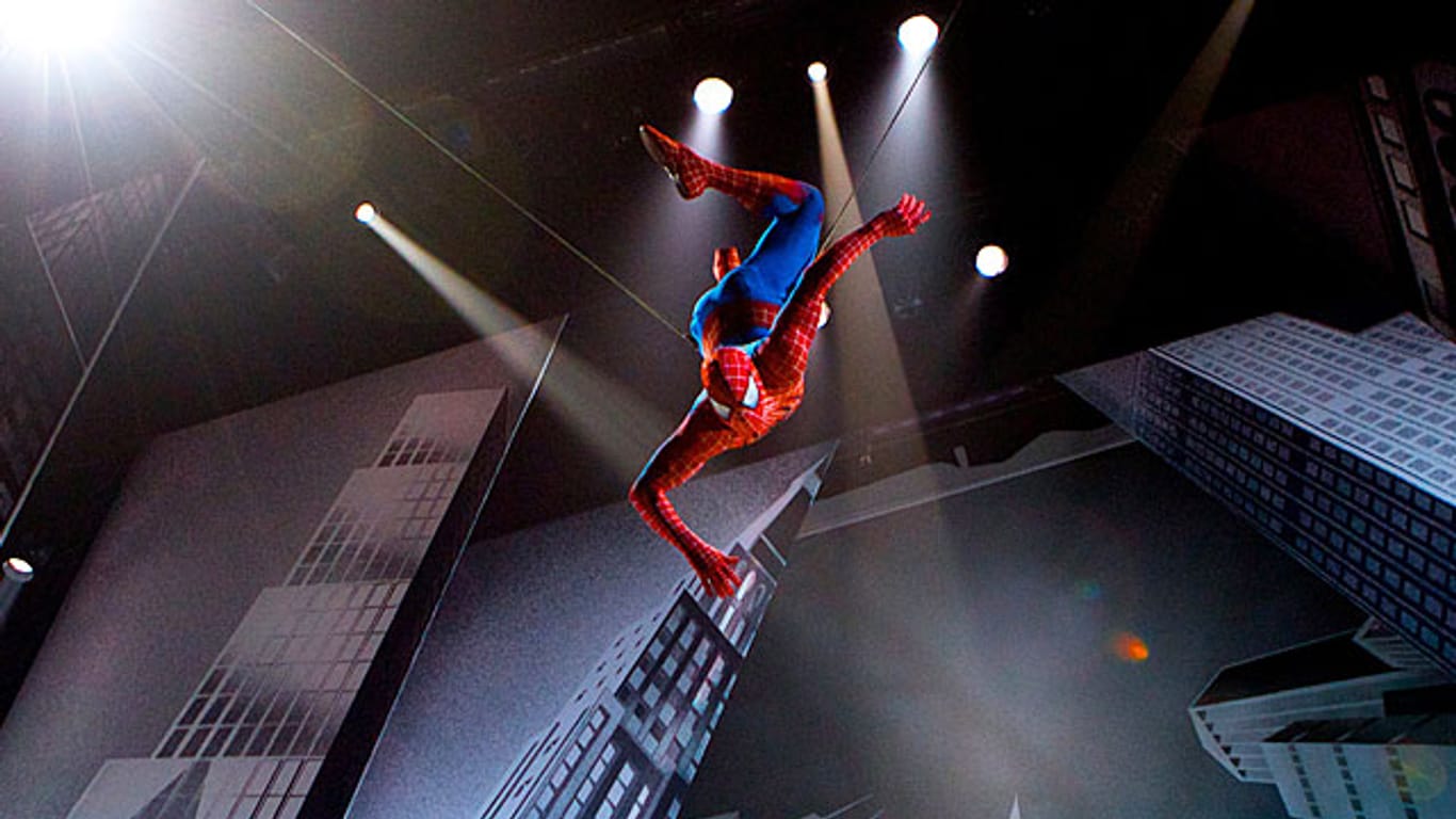 Erneut wurde ein Schauspieler beim Spiderman-Musical am Broadway verletzt.
