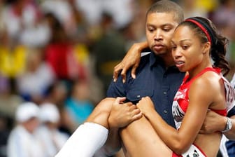 Der Traum von der erfolgreichsten Athletin der WM-Geschichte ist für Allyson Felix geplatzt.