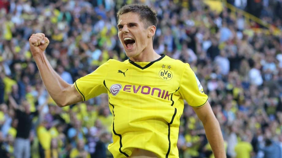 Jonas Hofmann schreit seine Freude über den Führungstreffer heraus. Jonas Hofmann schreit seine Freude über den Führungstreffer heraus.