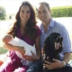 Herzogin Kate und Prinz William zeigen das erste offizielle Foto vom kleinen Prinz George.