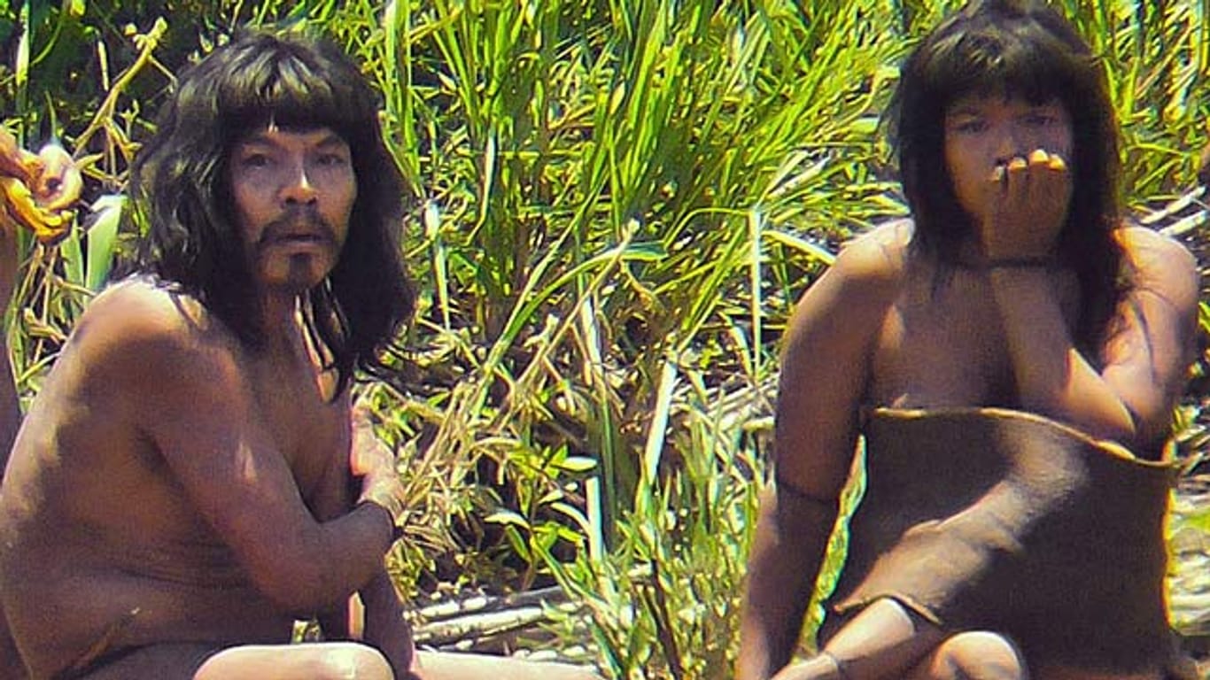 Indio-Stamm im Amazonas-Gebiet