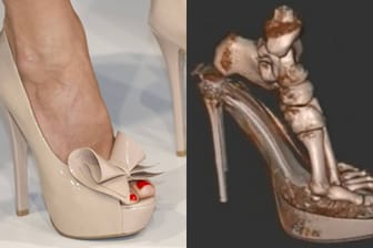 Fuß: Ein neuartiger 3-D-Scanner zeigt, wie schädlich das Tragen von High Heels sein kann.