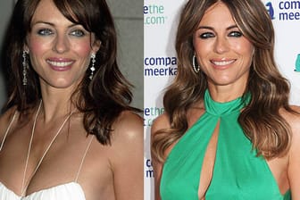 Alterslose Schönheit: Liz Hurley im Juni 2003 (l.) und im August 2013.