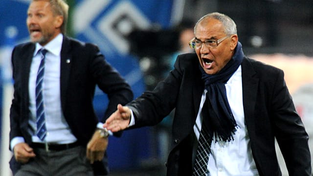 Wird Felix Magath (re.) der neue starke Mann beim Hamburger SV?