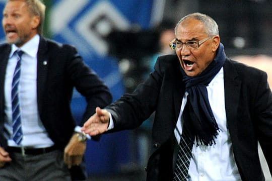 Wird Felix Magath (re.) der neue starke Mann beim Hamburger SV?