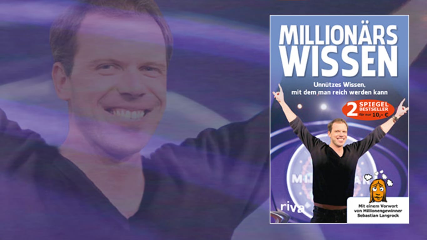 Sebastian Langrock gewann bei "Wer wird Millionär?" eine Million Euro. Ihm half ein Buch über unnützes Wissen.